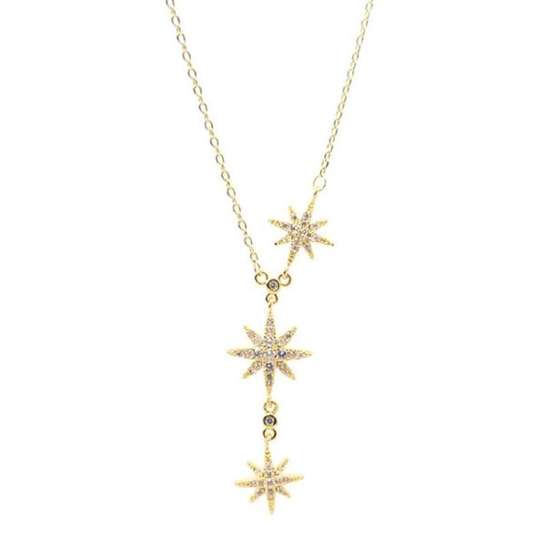 1pc shiny eight mountain star necklace fashion chic neck chain fashion jewelry simple neck chain for women girl (golden, Silver
1pc shiny eight mountain star necklace fashion chic neck chain fashion jewelry simple neck chain for women girl (golden, Silver