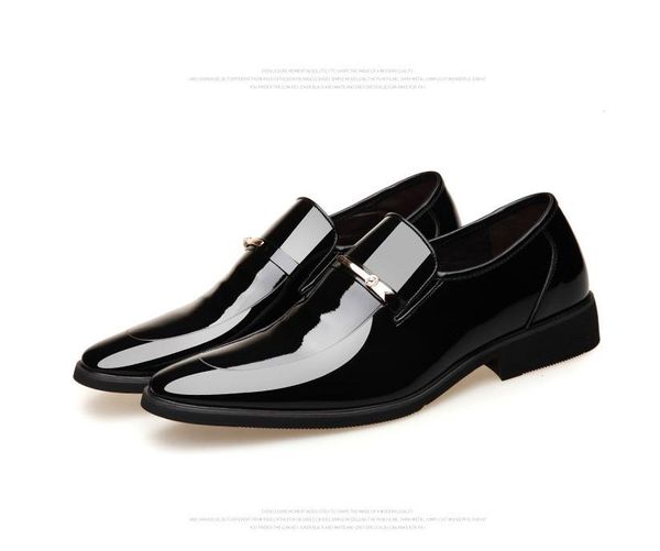 men's shoes in spring and autumn low heel pointed end @op68, Black
men's shoes in spring and autumn low heel pointed end @op68, Black