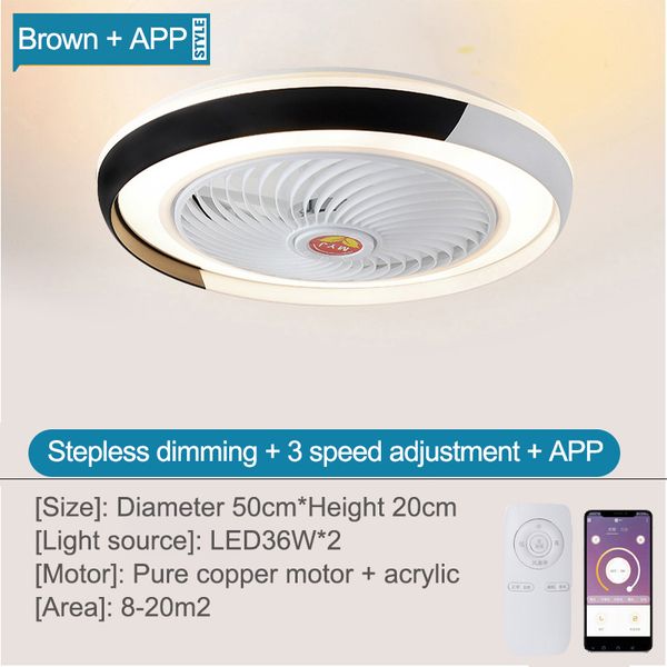 electric fans 50cm 72w smart ceiling fan with remote control cell phone indoor home modern lighting circular lamp stepless dimming decor lig
electric fans 50cm 72w smart ceiling fan with remote control cell phone indoor home modern lighting circular lamp stepless dimming decor lig