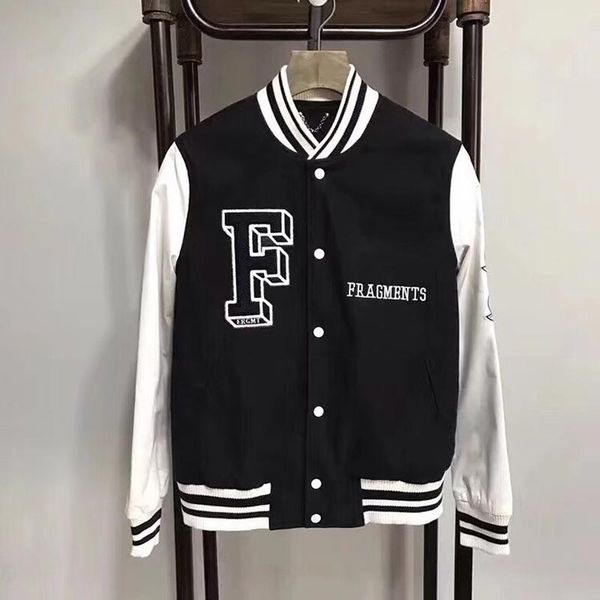 18fw luxury logoletter embroidery baseball jacket stitching fashion black coat casual high street hip hop outerwear hfymjk073, Black;brown
18fw luxury logoletter embroidery baseball jacket stitching fashion black coat casual high street hip hop outerwear hfymjk073, Black;brown