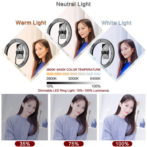10inch mini selfie led video ring light lamp with table tripod for youtube phone live p pgraphy studio
10inch mini selfie led video ring light lamp with table tripod for youtube phone live p pgraphy studio