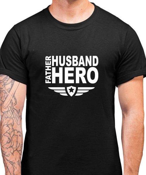 

Father husband hero 89 dad T shirt mens fathers day gift daddy dad T shirt