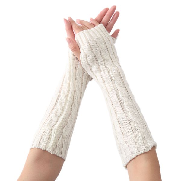five fingers gloves womens crochet winter fingerless ladies solid color knit comfortable simple mitten long arm elbow protect twist warmers, Blue;gray
five fingers gloves womens crochet winter fingerless ladies solid color knit comfortable simple mitten long arm elbow protect twist warmers, Blue;gray