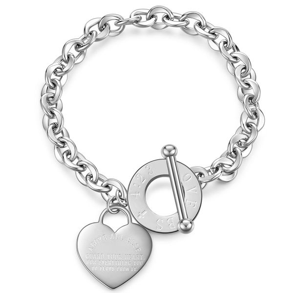 fashion love heart charm bracelets for women gold silver color stainless steel chain bileklik bracelet&bangle jewelry, Golden;silver
fashion love heart charm bracelets for women gold silver color stainless steel chain bileklik bracelet&bangle jewelry, Golden;silver