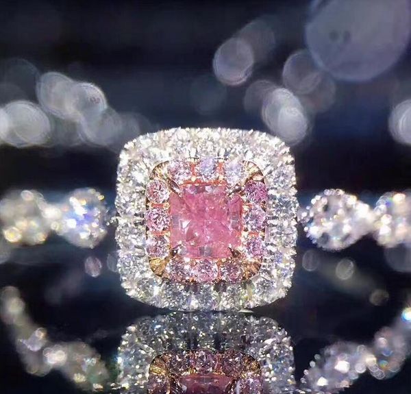 victoria wieck luxury jewelry 925 sterling silver princess cut pink sapphire cz diamond zirconia wedding women engagement band ring sz 5-10, Slivery;golden
victoria wieck luxury jewelry 925 sterling silver princess cut pink sapphire cz diamond zirconia wedding women engagement band ring sz 5-10, Slivery;golden