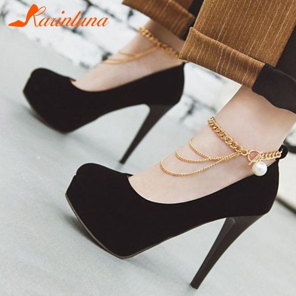 dress shoes brand large sizes 43 elegant thin high heels platform party wedding bridalwoman pumps footwear, Black
dress shoes brand large sizes 43 elegant thin high heels platform party wedding bridalwoman pumps footwear, Black