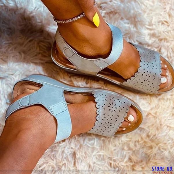 summer women wedge heels hollow out sandals ladies light pu leather slip on sewing woman shoes female casual comfot beach sandal, Black
summer women wedge heels hollow out sandals ladies light pu leather slip on sewing woman shoes female casual comfot beach sandal, Black