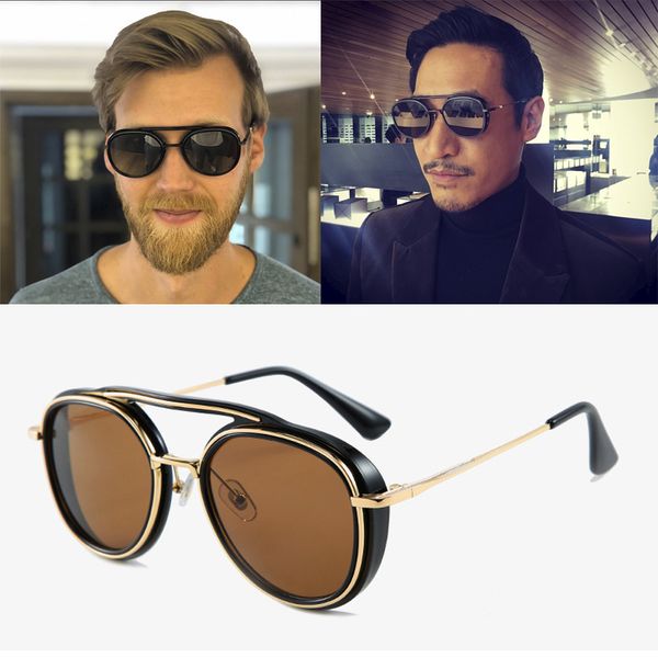 2020 dpz new fashion retro double beam round woman pilot sunglasses steampunk man sunglasses, White;black
2020 dpz new fashion retro double beam round woman pilot sunglasses steampunk man sunglasses, White;black
