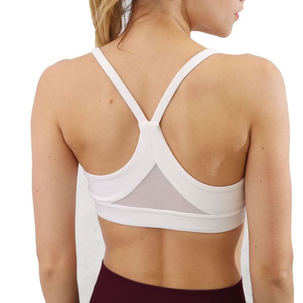 назад дышащий спортивный бюстгальтер с solid high impact проложенного fitness top sports wear для женщин gym ударопрочных для бега тренировк, White;black
назад дышащий спортивный бюстгальтер с solid high impact проложенного fitness top sports wear для женщин gym ударопрочных для бега тренировк, White;black