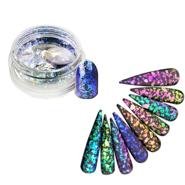 8colors/ lot mirror effects chameleon starry sky brocade cloud powder pigment laser gel sequins paint nail art glitter polish, Silver;gold
8colors/ lot mirror effects chameleon starry sky brocade cloud powder pigment laser gel sequins paint nail art glitter polish, Silver;gold