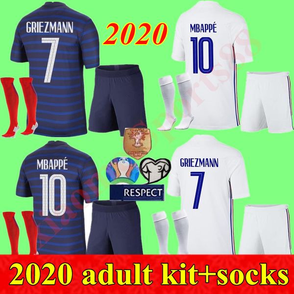 2020 men kit france soccer jerseys le sommer henry mbappe antoine griezmann paul pogba giroud zidane kante lloris kits football kits, Black
2020 men kit france soccer jerseys le sommer henry mbappe antoine griezmann paul pogba giroud zidane kante lloris kits football kits, Black