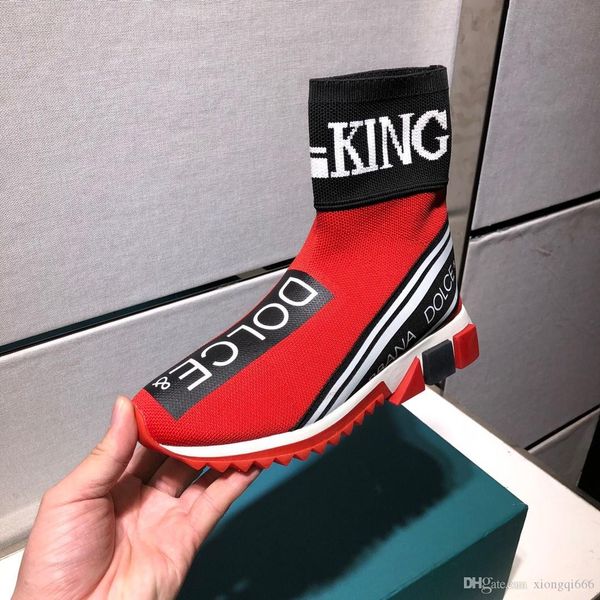 2020 limited edition luxury designer men's knitted casual shoes, men's socks shoesaf, Red;white 
2020 limited edition luxury designer men's knitted casual shoes, men's socks shoesaf, Red;white