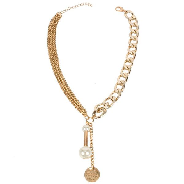 jouval fashion punk layered thick chain coin pearl tassel pendant necklace for women choker statement jewelry, Silver
jouval fashion punk layered thick chain coin pearl tassel pendant necklace for women choker statement jewelry, Silver