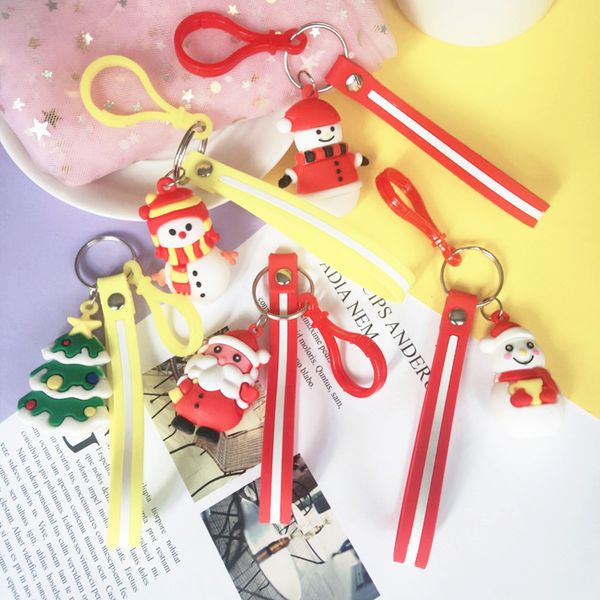 soft rubber santa claus keychains trendy christmas gift for friend pvc women bag decoration christmas key ring, Silver
soft rubber santa claus keychains trendy christmas gift for friend pvc women bag decoration christmas key ring, Silver