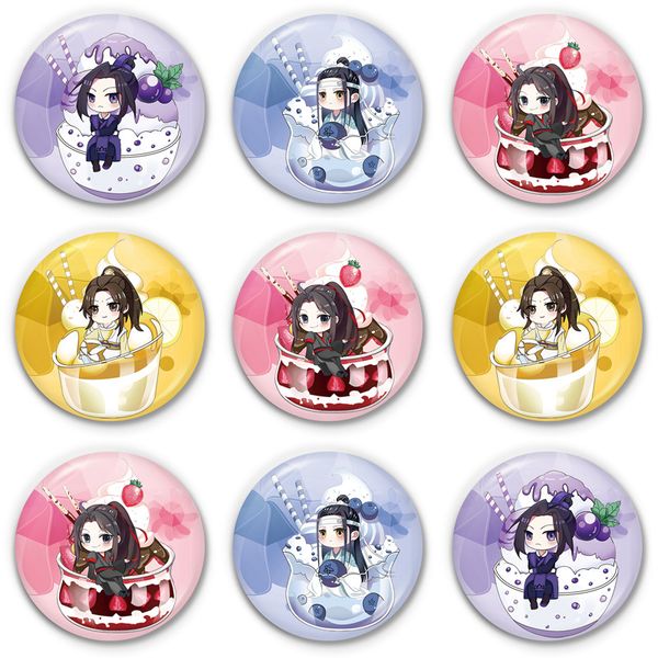 women brooch design ladies the founder of diabolism badges enamel pins simple fashion round pendant couples trendy metal broches, Gray
women brooch design ladies the founder of diabolism badges enamel pins simple fashion round pendant couples trendy metal broches, Gray