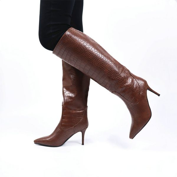 boots black brown blue women knee high heels pointed toe party shoes woman ladies warm autumn winter size 34-43
boots black brown blue women knee high heels pointed toe party shoes woman ladies warm autumn winter size 34-43
