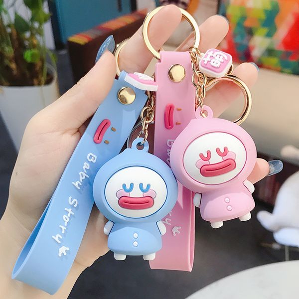 korean cartoon q cute key chain soft leather rope creative sweet backpack ornaments couple car key chain jewelry accessories, Silver
korean cartoon q cute key chain soft leather rope creative sweet backpack ornaments couple car key chain jewelry accessories, Silver