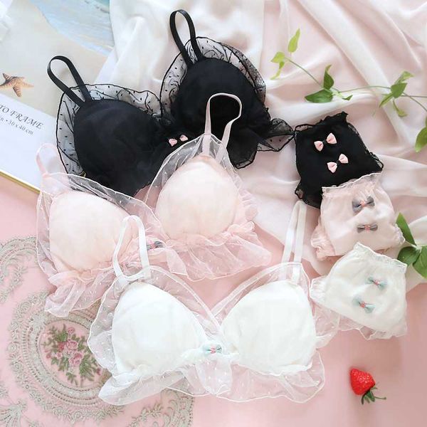 bras sets wriufred thin section sweet cute bra net yarn cozy wireunderwear set women sleep comfortably lingerie, Red;black
bras sets wriufred thin section sweet cute bra net yarn cozy wireunderwear set women sleep comfortably lingerie, Red;black