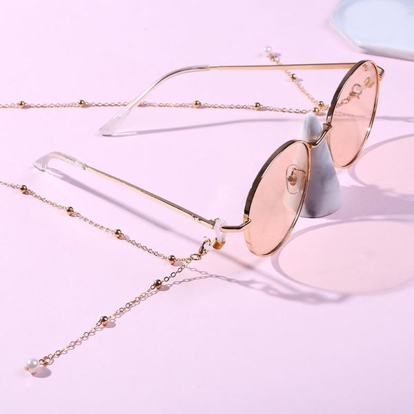 women rustproof accessories long reading non slip necklace imitation pearl glasses chain sunglasses lanyard anti lost gift gold, Silver
women rustproof accessories long reading non slip necklace imitation pearl glasses chain sunglasses lanyard anti lost gift gold, Silver