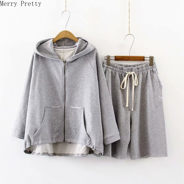 women's sets hoodies and pant zippers hooded sweatshirts and elasticity waist knee length pants 2020 spring 2 piece merry pretty, Gray
women's sets hoodies and pant zippers hooded sweatshirts and elasticity waist knee length pants 2020 spring 2 piece merry pretty, Gray