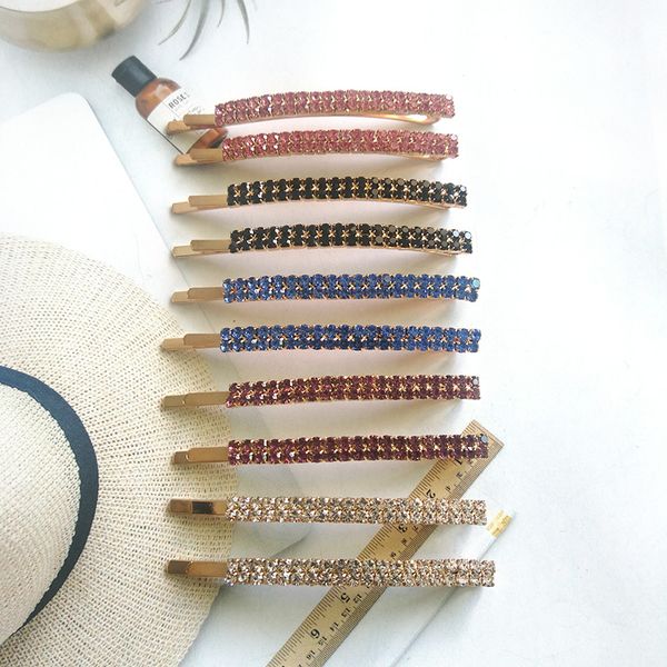 2020 new fashion design copper hair clips crystal hairpins simple hairgrips for women girls hair accessories tiara, Golden;silver
2020 new fashion design copper hair clips crystal hairpins simple hairgrips for women girls hair accessories tiara, Golden;silver