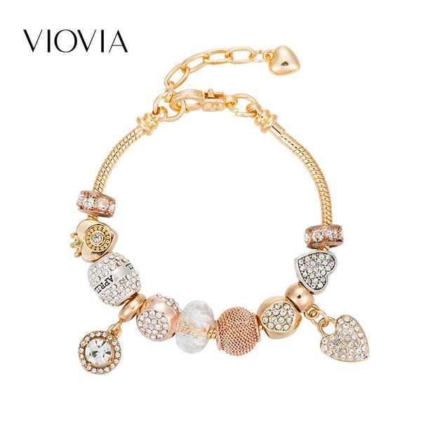 anklets viovia brand gold color heart charm bracelet for women white crystal beads bracelets & bangles diy jewelry gift b19042, Red;blue
anklets viovia brand gold color heart charm bracelet for women white crystal beads bracelets & bangles diy jewelry gift b19042, Red;blue