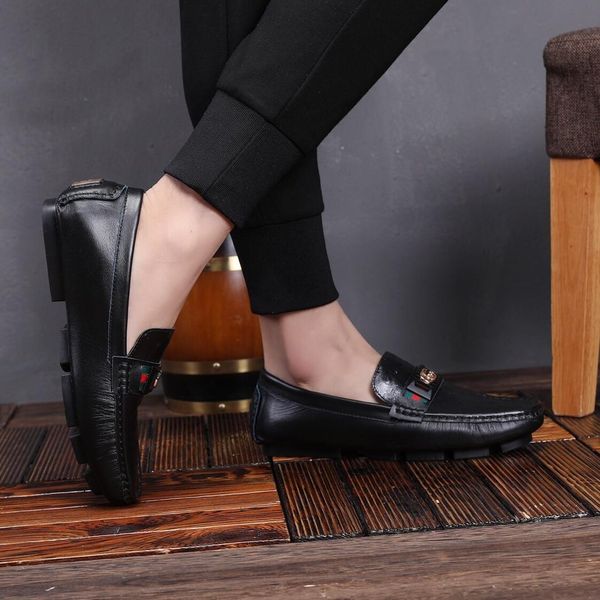 2021d spring new men 's peas shoes ,leather casual lazy shoes ,wild business shoes ,original box packaging :38 -44, Black
2021d spring new men 's peas shoes ,leather casual lazy shoes ,wild business shoes ,original box packaging :38 -44, Black