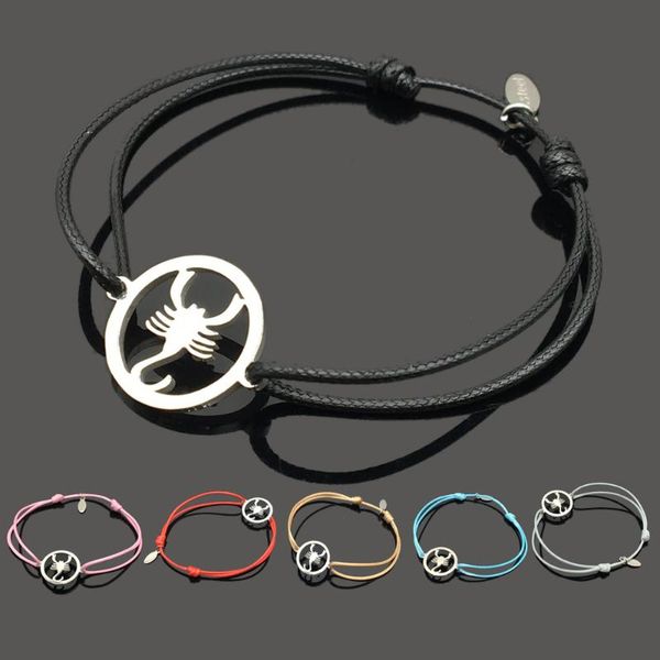 charm bracelets scorpion stainless steel wish bracelet pendant adjustable string gift, Golden;silver
charm bracelets scorpion stainless steel wish bracelet pendant adjustable string gift, Golden;silver