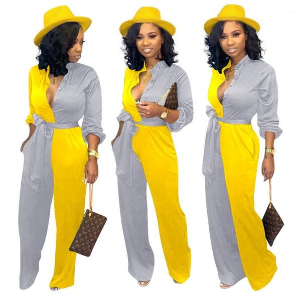 rompers fashion female clothing womens 2020 designer jumpsuits double color panelled long sleeve shirts casual loose, Black;white
rompers fashion female clothing womens 2020 designer jumpsuits double color panelled long sleeve shirts casual loose, Black;white
