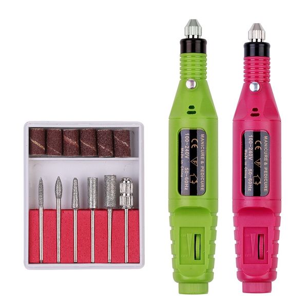 mini electric manicure set pedicure cutters tool nail drill bit milling machine nail art files polisher manicure machine equipment mini set, Silver
mini electric manicure set pedicure cutters tool nail drill bit milling machine nail art files polisher manicure machine equipment mini set, Silver