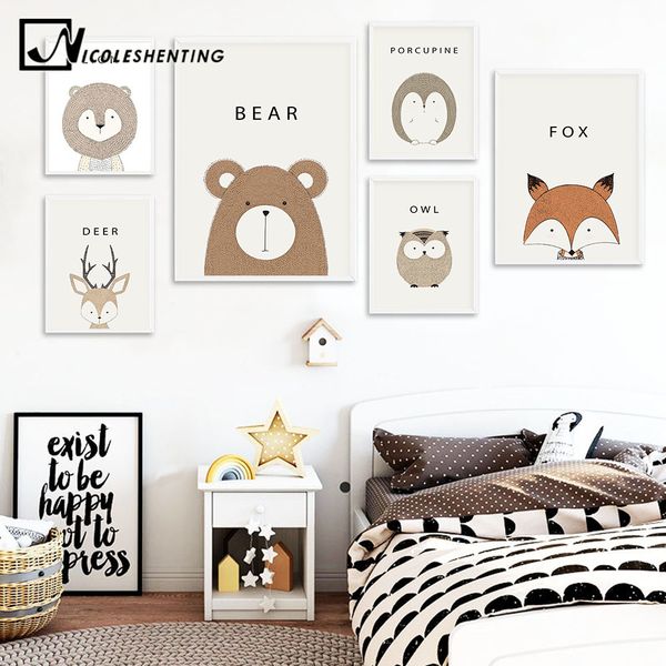 nicoleshenting мультфильм животных deer лев медведь минималистский art canvas плакат картина стена изображений печать современный дом kid ro
nicoleshenting мультфильм животных deer лев медведь минималистский art canvas плакат картина стена изображений печать современный дом kid ro
