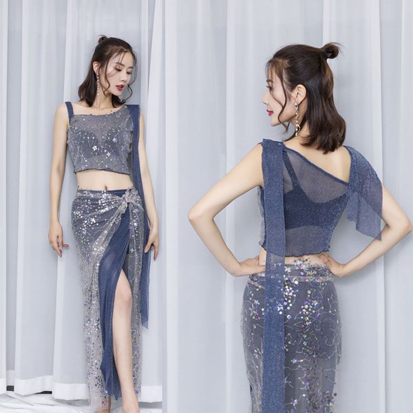 stage wear women belly dance mesh hip scarf skirt sequined fairy training suit female orient performance, Black;red
stage wear women belly dance mesh hip scarf skirt sequined fairy training suit female orient performance, Black;red