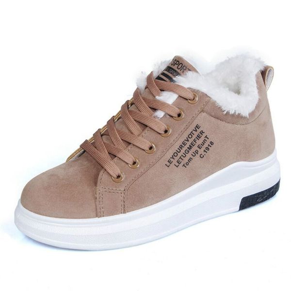 women's shoes winter women boots warm fur plush lady casual shoes lace up fashion sneakers platform snow boots, Black
women's shoes winter women boots warm fur plush lady casual shoes lace up fashion sneakers platform snow boots, Black