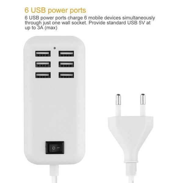 cgjxs 6 ports usb charger for iphone xiaomi samsung multiple wall charging 5v /3a eu /us plug adapter mobile phone universal
cgjxs 6 ports usb charger for iphone xiaomi samsung multiple wall charging 5v /3a eu /us plug adapter mobile phone universal