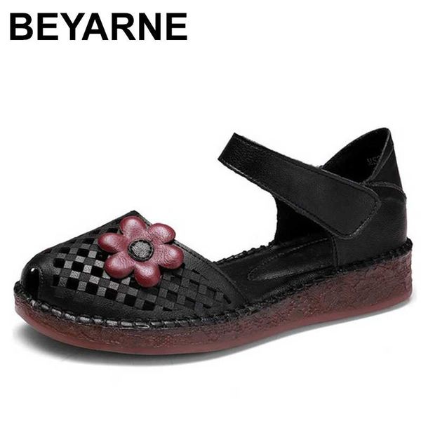 beyarnenew cowhide flowers fish mouth hollow breathable summer shoes flat sandals soft comfort mother sandals women leathersandl, Black
beyarnenew cowhide flowers fish mouth hollow breathable summer shoes flat sandals soft comfort mother sandals women leathersandl, Black