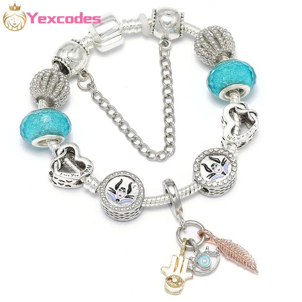 yexcodes new summer style charm bracelet, queen heart-shaped beaded bracelet and bracelet, fashion jewelry pulseras mujer, Golden;silver
yexcodes new summer style charm bracelet, queen heart-shaped beaded bracelet and bracelet, fashion jewelry pulseras mujer, Golden;silver