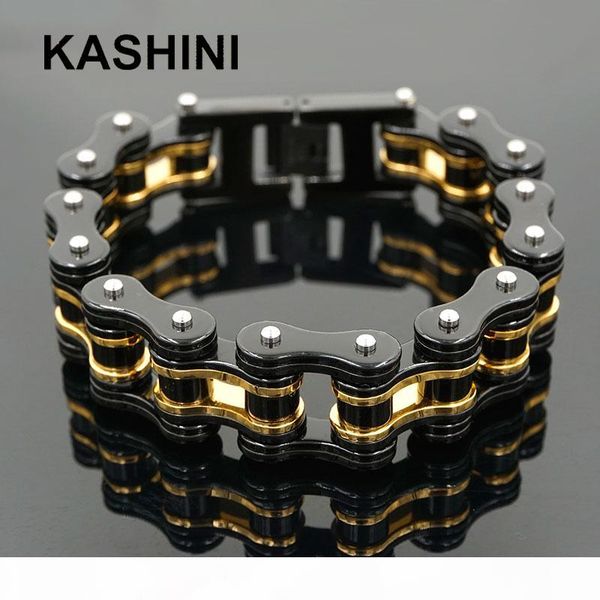 fashion stainless steel 316l bicycle chain gold black bracelets & bangles motorcycle chain bracelet men biker jewelry gift, Golden;silver
fashion stainless steel 316l bicycle chain gold black bracelets & bangles motorcycle chain bracelet men biker jewelry gift, Golden;silver