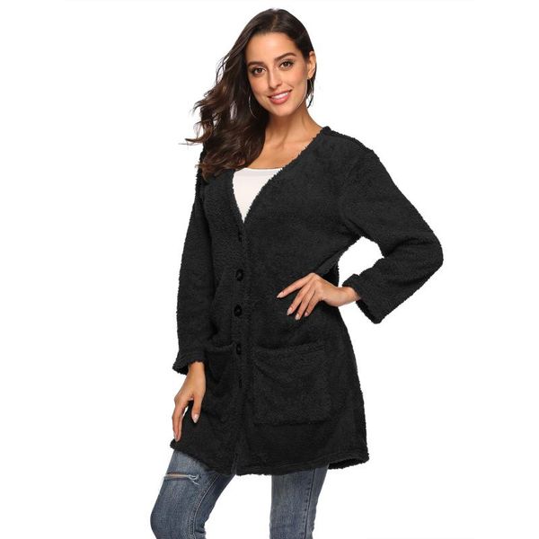 women's fur & faux plus size plush hooded coat long sleeve warm cardigan outwear teddy cozy jacket fashion winter women overcoat, Black
women's fur & faux plus size plush hooded coat long sleeve warm cardigan outwear teddy cozy jacket fashion winter women overcoat, Black