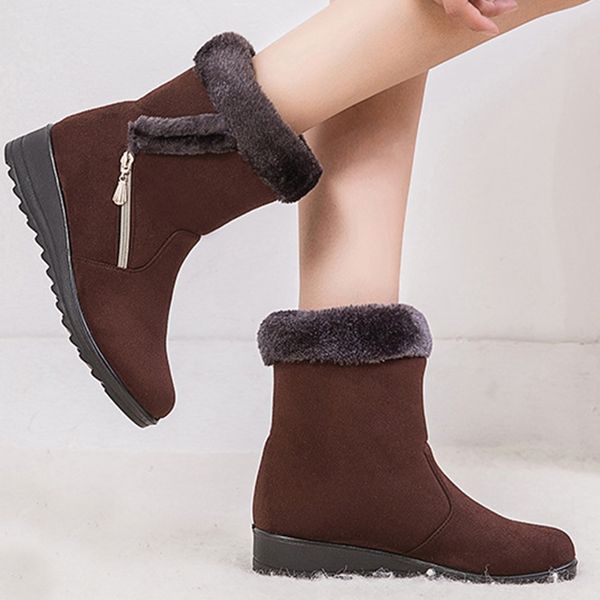 women snow boots winter shoes fur warm boots ankle female zipper shoes rubber platform black botas mujer invierno
women snow boots winter shoes fur warm boots ankle female zipper shoes rubber platform black botas mujer invierno