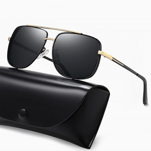 men vintage alloy polarized sunglasses classic brand rays sun glasses coating lens driving shades for men/women, White;black
men vintage alloy polarized sunglasses classic brand rays sun glasses coating lens driving shades for men/women, White;black