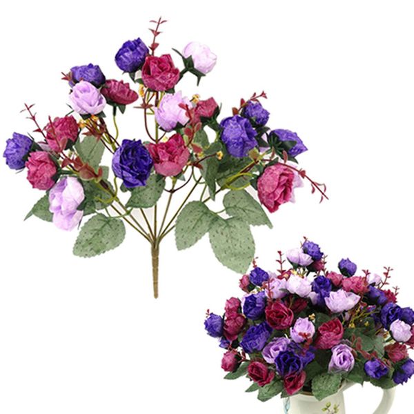 21 heads elegant beautiful european artificial rose simulation silk flowers bouquet wedding party christmas home decorations
21 heads elegant beautiful european artificial rose simulation silk flowers bouquet wedding party christmas home decorations