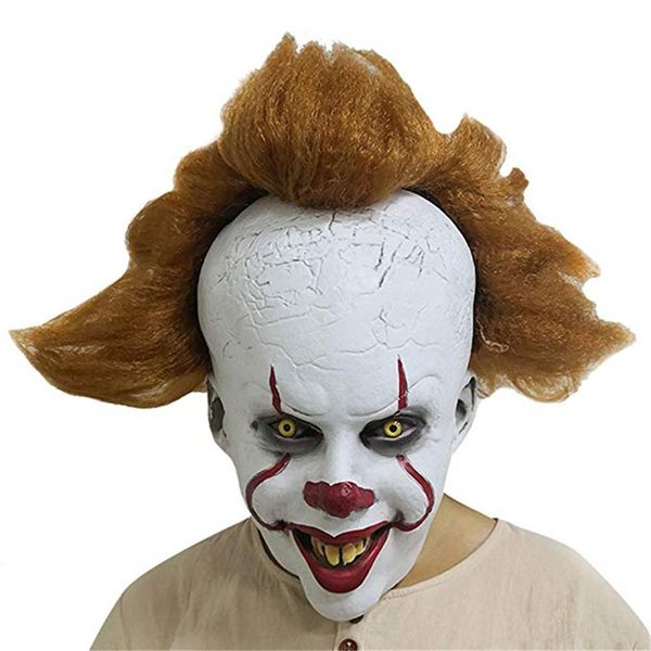 2020 movie stephen king's it 2 joker pennywise mask full face horror clown latex mask halloween party horrible cosplay prop
2020 movie stephen king's it 2 joker pennywise mask full face horror clown latex mask halloween party horrible cosplay prop
