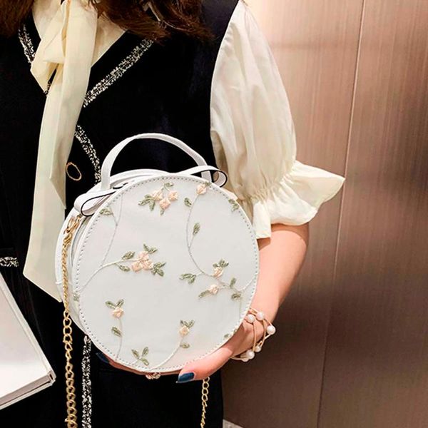 2020 summer sweet lace round handbags pu leather women crossbody bags female small fresh flower chain shoulder beach bags p5
2020 summer sweet lace round handbags pu leather women crossbody bags female small fresh flower chain shoulder beach bags p5