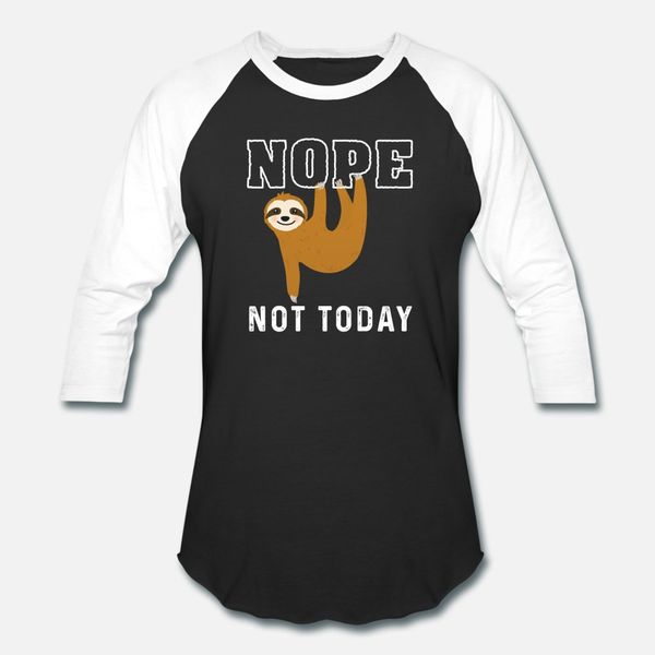 nope not today funny sloth t shirt men sunlight cotton o-neck vintage sunlight humor summer style novelty shirt
nope not today funny sloth t shirt men sunlight cotton o-neck vintage sunlight humor summer style novelty shirt