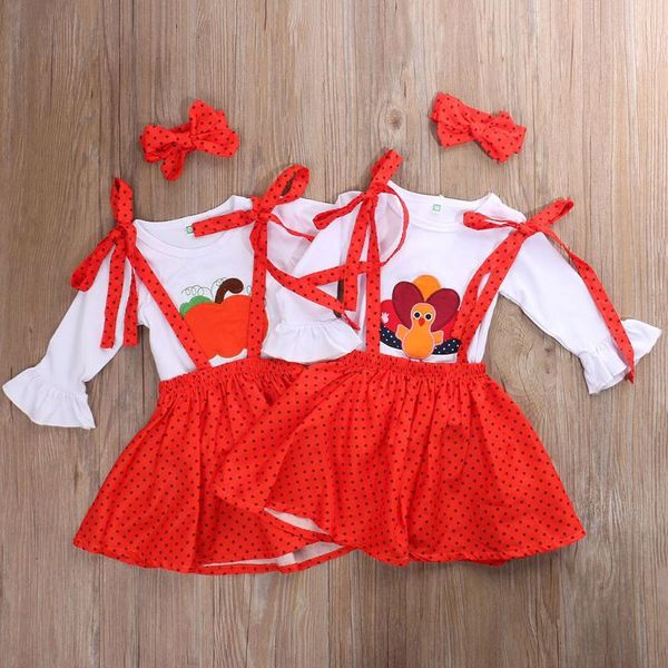 halloween pumpkin toddler baby girl clothes turkey t-shirt long sleeve polka dot bind belt skirt headbands set, White
halloween pumpkin toddler baby girl clothes turkey t-shirt long sleeve polka dot bind belt skirt headbands set, White