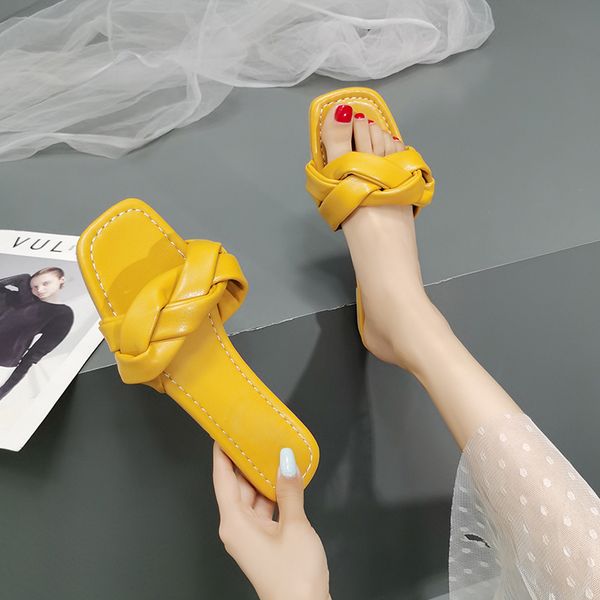 rimocy 2020 new twist weaving leather slippers women open toe casual ladies summer flat sandals simple comfortable beach slides, Black
rimocy 2020 new twist weaving leather slippers women open toe casual ladies summer flat sandals simple comfortable beach slides, Black