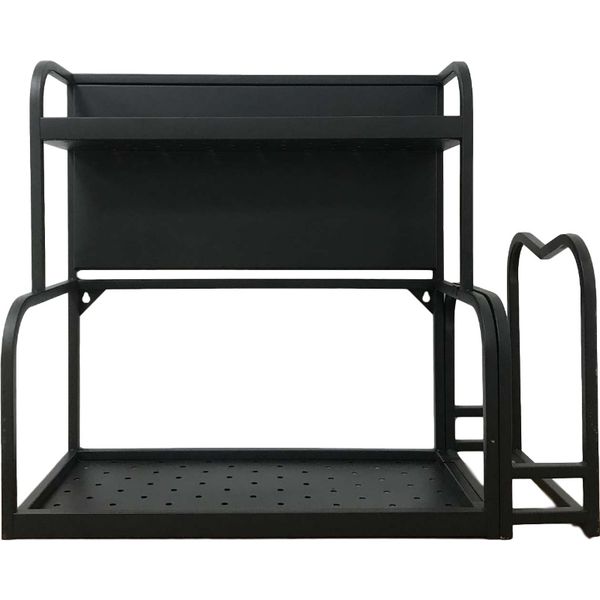 storage rack 201 stainless steel black kitchen rack supplies storage household counterseasoning rack double layer 40cm long with cutting
storage rack 201 stainless steel black kitchen rack supplies storage household counterseasoning rack double layer 40cm long with cutting