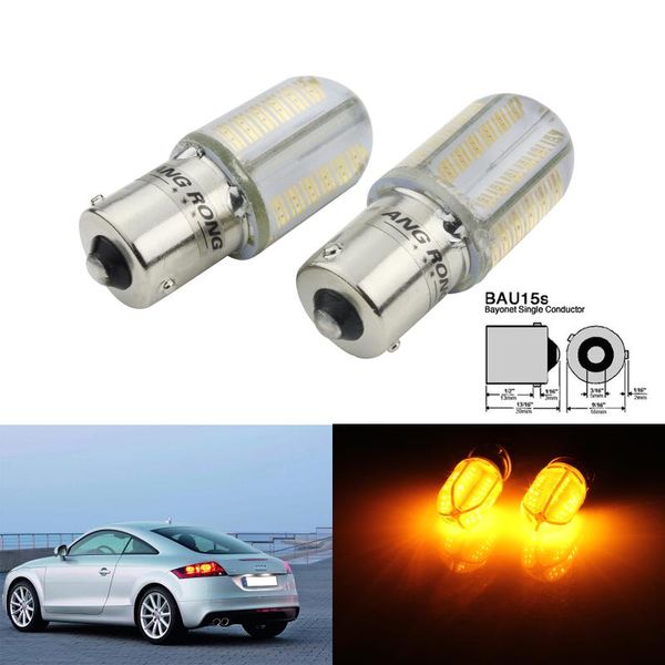 angrong 2x 581 py21w bau15s ry10w s25 cob 8w amber led turn signal indicator reverse backup light bulbs amber 12v 
angrong 2x 581 py21w bau15s ry10w s25 cob 8w amber led turn signal indicator reverse backup light bulbs amber 12v