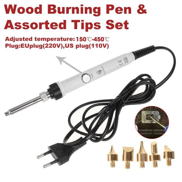 60w 220v/110v electric soldering iron pen set kit pyrography tool welding tips kit woodburning tips tools set
60w 220v/110v electric soldering iron pen set kit pyrography tool welding tips kit woodburning tips tools set