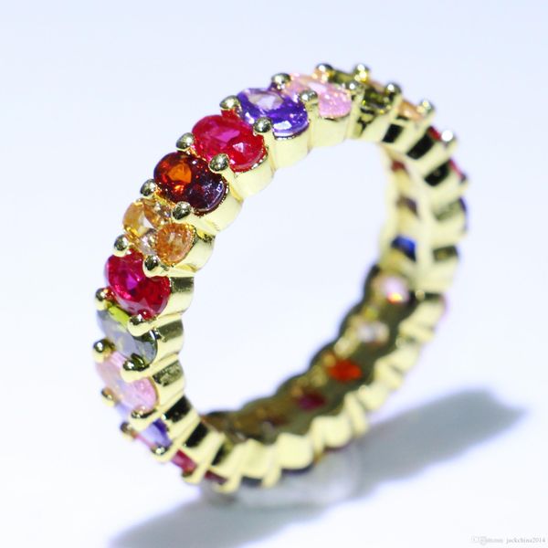 2019 Top Selling Deluxe Jewelry 925 Sterling Silver&Gold Fill New Oval Cut Multi Topaz Gemstones Wedding Engagement Band Ring for Women
2019 Top Selling Deluxe Jewelry 925 Sterling Silver&Gold Fill New Oval Cut Multi Topaz Gemstones Wedding Engagement Band Ring for Women